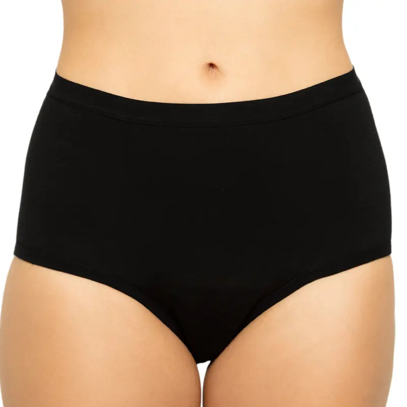 PERIOD. BY THE PERIOD COMPANY Women's Padded High-Waisted Organic Cotton Panty - Soft Underwear for Heavy Flows, Women's Top Alternative