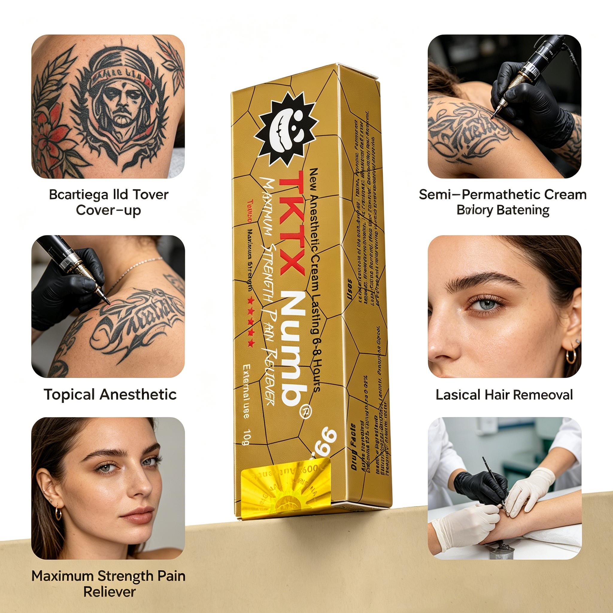 TKTX 99% Maximum Strength Numbing Cream for Tattoo Microblading