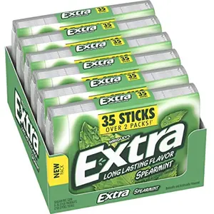 Extra Spearmint Sugar Free Chewing Gum Bulk Pack, 35 Count (2 Pack), Low Calorie