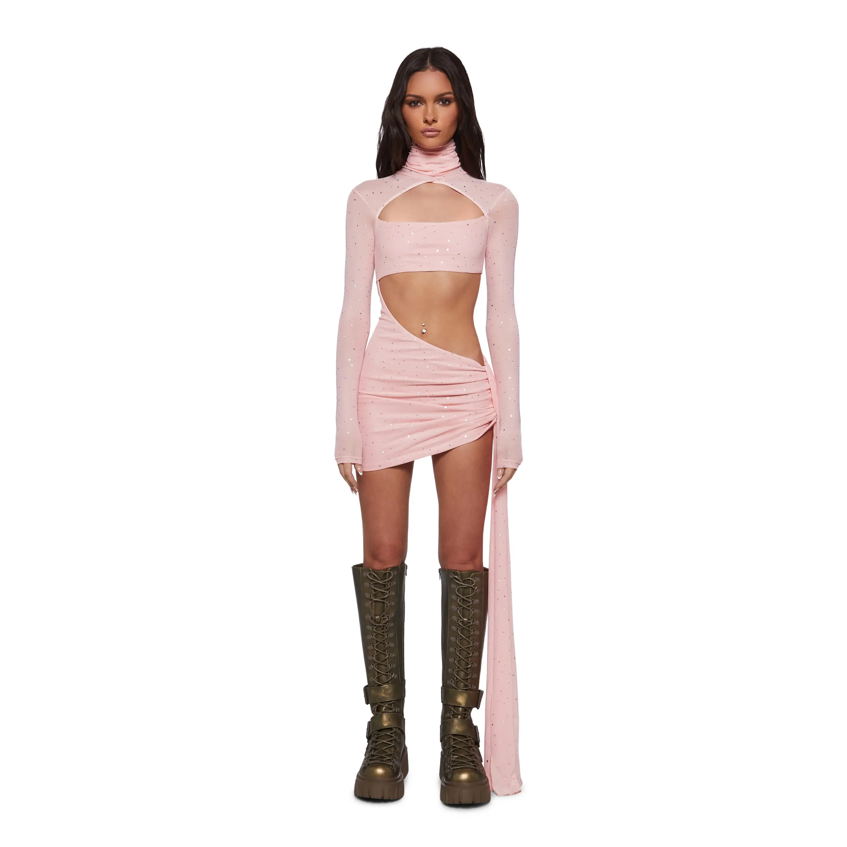 Dreamland Dancer Bodycon Dress - Pink Dreamland Dancer Bodycon Dress - Pink