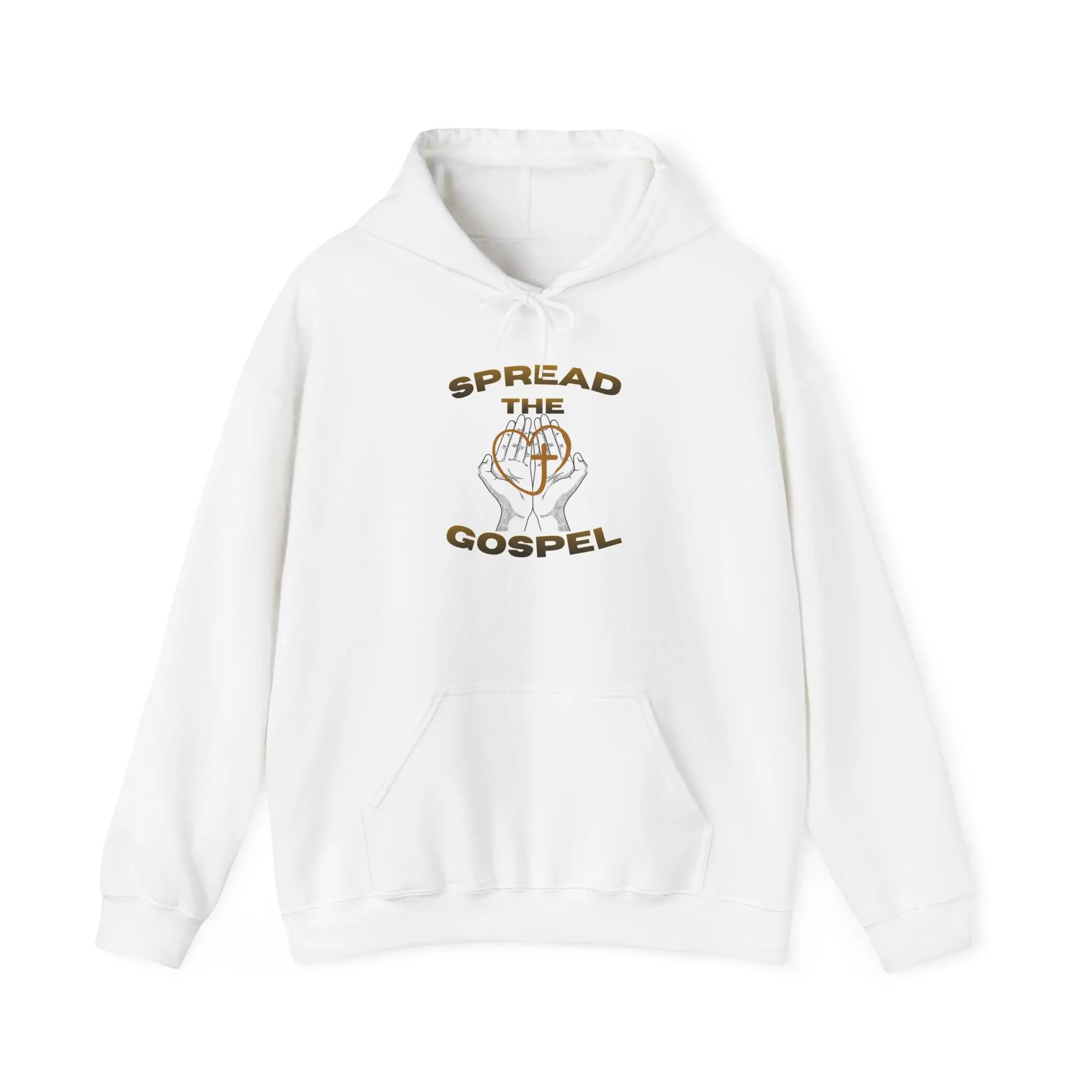 Spread the Gospel Hoodie — Christian Faith Hoodie with John 3:16 Scripture Back Print