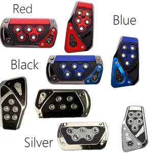 2 Piece Car Pedal Covers, Anti-Slip Brake and Gas Pedal Pads, Universal Automatic Transmission Brake Pedal Kit, Fits Most Cars, Car Accessories