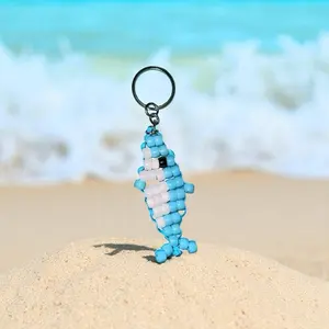 Beaded animal keychains