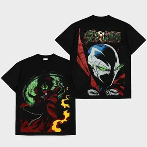 Spawm Premium Cotton T-Shirt V1, Hellspawn Fan T-Shirt, Spawn Fans Club T-Shirt, Dark Superhero T-Shirt, Comic Book Fans T-Shirt, Superhero Graphic Tee.