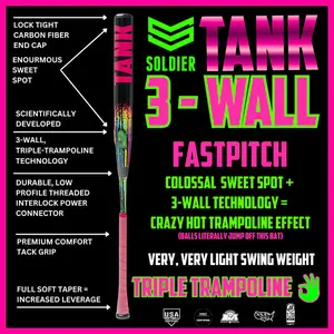 2026 Soldier Tank -9 Fastpitch Softball Bat Custom Game Ready