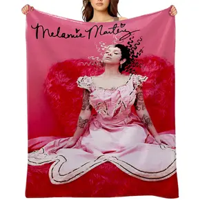 melanie-martinez-Flannel Throw Blanket for Girls Boys- Ultra Soft, Anti-Shrink & Wrinkle-Resistant ,Quick-Dry, Machine Washable Cozy Throw ,Perfect Gift for Kids Adults A-56