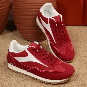 Women's Retro Platform Sneakers Wide Fit Fashion Tennis Shoes Vintage-Inspired Comfort for Walking, Lifestyle & Casual