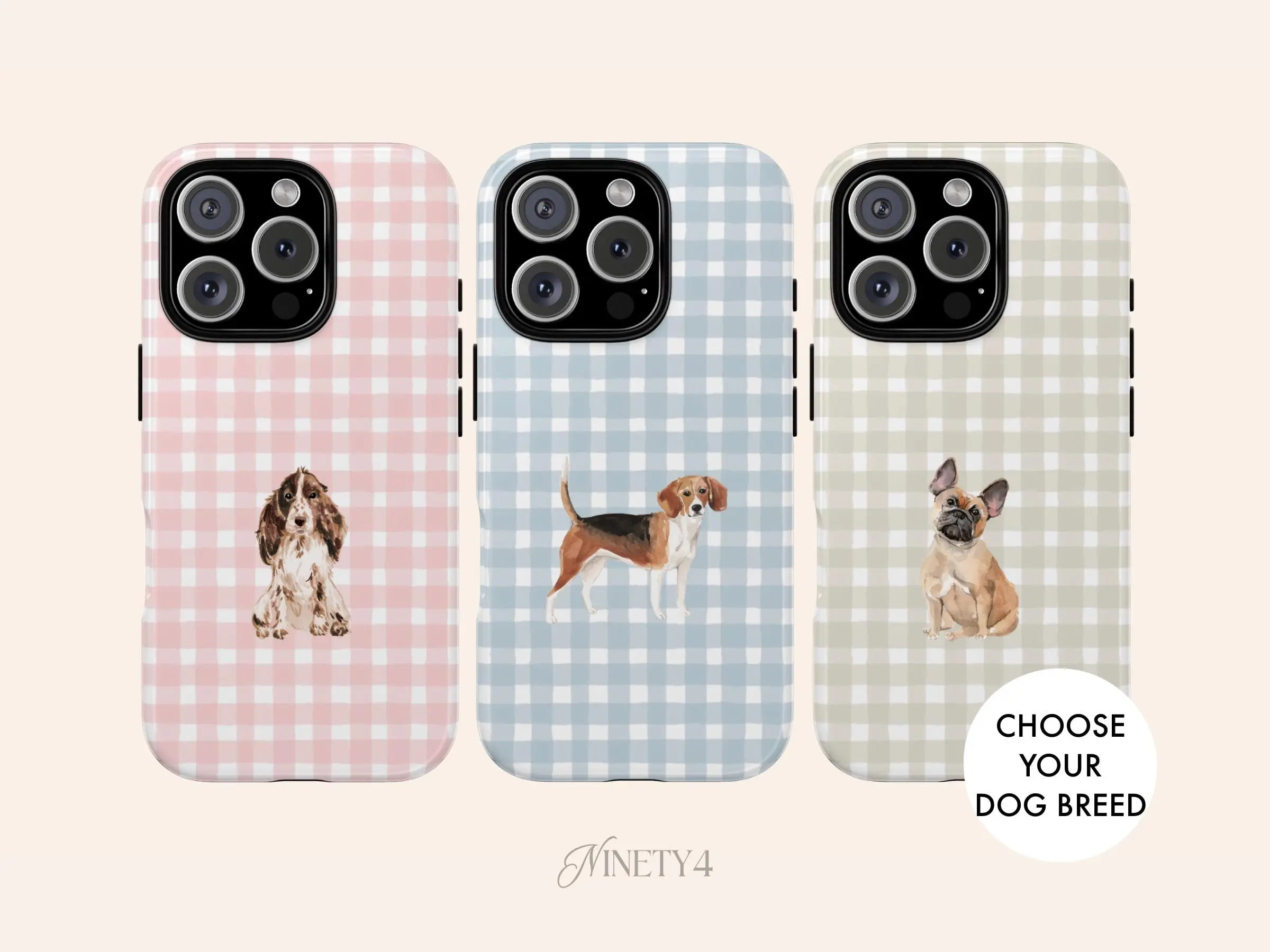 Custom Dog Tough Phone Case | Personalized Pet Phone Case