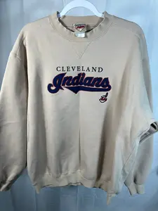 Vintage Cleveland Indians Crewneck Nonbama Large