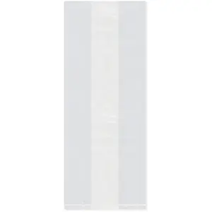 Plymor 6" x 4" x 15" (Pack of 100), 1 Mil Gusseted Plastic Bags