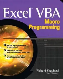 USED-Excel VBA Macro Programming by Shepherd, Richard (Paperback)