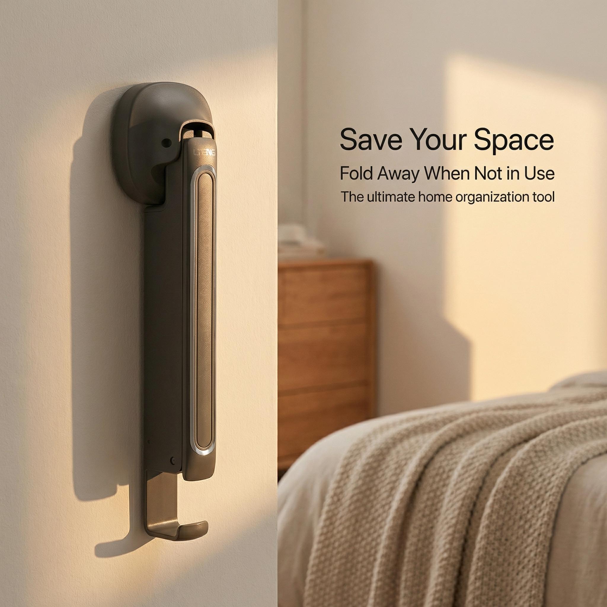 Retractable Suction Cup Clothes Drying Rack, No Drill Wall Mounted Laundry Hanger, Space Saving Foldable Clothes Holder for Laundry Room/Balcony Retractable Suction Cup Clothes Drying Rack, No Drill Wall Mounted Laundry Hanger, Space Saving Foldable Clothes Holder for Laundry Room/Balcony