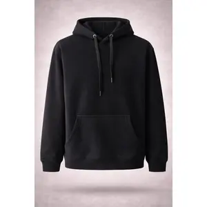 Essential Hoodie – Deep Onyx