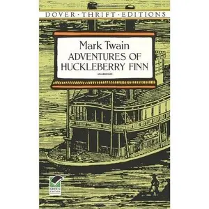 USED-Adventures of Huckleberry Finn barnes and noble cla Edition by Mark Twain published by Dover Publications (1994) by Mark J. Twain (Paperback)