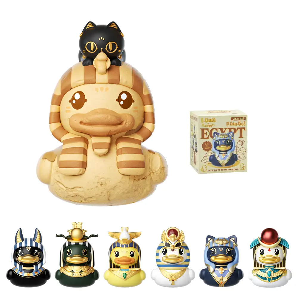 B.Duck The British Museum Egyptian God Duck Collectible Figures, Mystery Box Blind Box