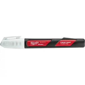Milwaukee 48-22-3712 INKZALL™ White Liquid Paint Marker Milwaukee 48-22-3712 INKZALL™ White Liquid Paint Marker