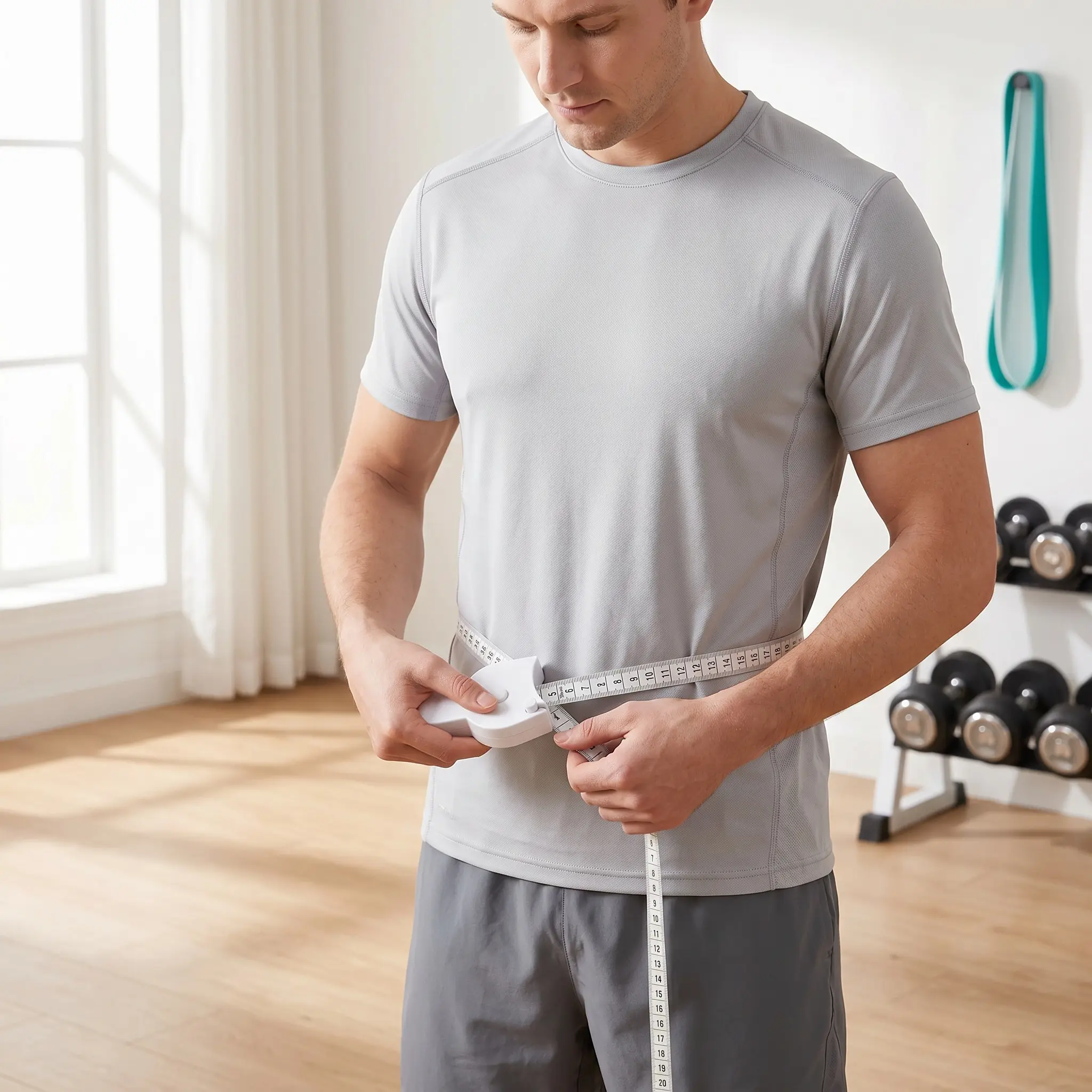 Automatic Retractable Body Tape Measure| One-Hand Operation & Accurate Lock| For Gym Goers, Weight Loss Journals & Sewing Projects| 2026 New Body Measurement Tool -YY0