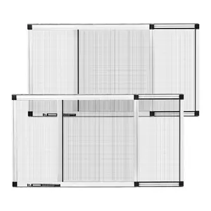 【SummerFinds】VEVOR Adjustable Window Screen, 15" H x 21" - 40" W, 2 Packs Expandable Windows Screens with Aluminum Frame and Durable Mesh, Horizontal or Convert to Vertical Adjustable Installation, for Home House