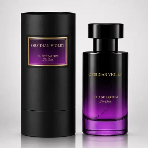 Women's Fiss Creat Obsidian Violet Alcohol-Free EDP Perfume Spray - Long Lasting Perfumes, Floral Gourmand Jasmine Violet Scent, All-Day Wear, Romantic Gifts for Her, Parfum for Women, Gifts Adults, 50ml 1.69 fl oz