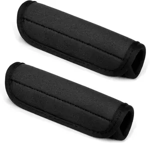2 Pack Luggage Handle Wrap for Suitcase, Black Luggage Handle Wraps Comfortable Neoprene Suitcase Identifiers Tags Luggage Makers Covers Travel Accessories for Easy Identifying 553189_3_kI1gkJQa
