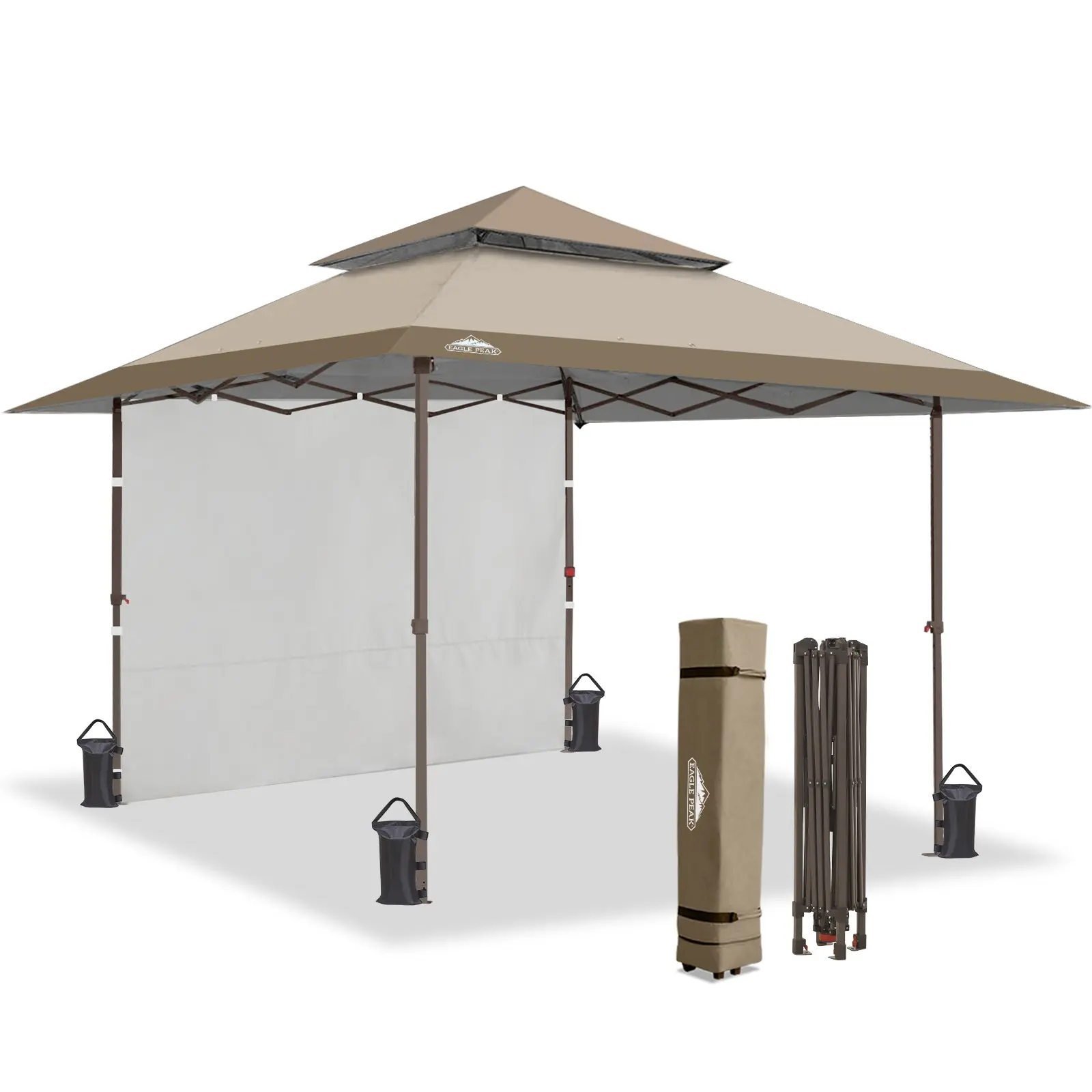 13x13 Pop Up Canopy Tent With Sidewall