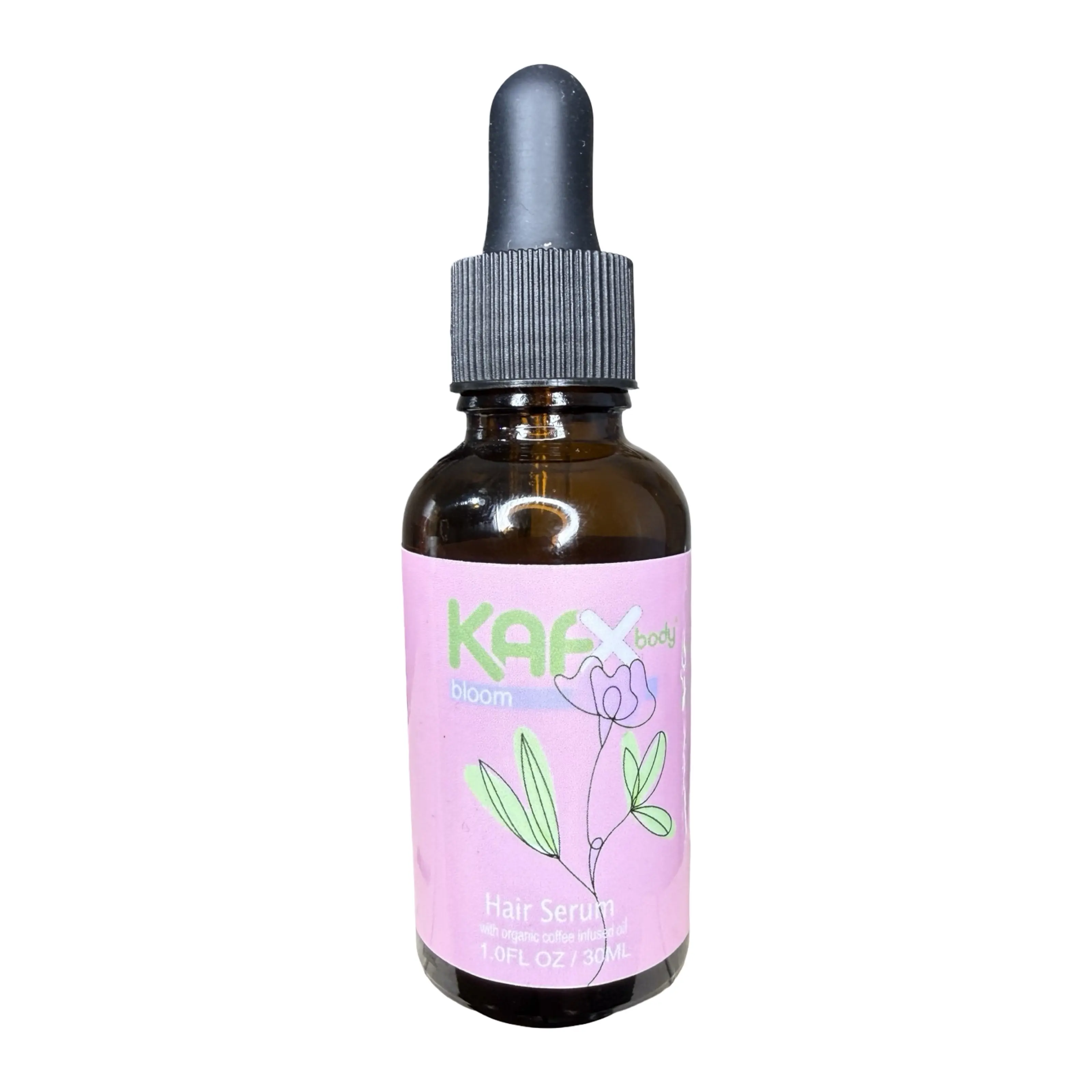 KAFX Body Bloom Coffee Infused Hair & Beard Oil Organic Scented 1 FL OZ / 30 ML Floral Aroma for Men & Women Made in the US Gardenia Scent