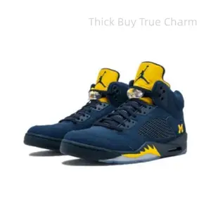 Blue Shock-Absorbing, Fashionable, Durable, Casual, Comfortable, Non-Slip Basketball Shoes