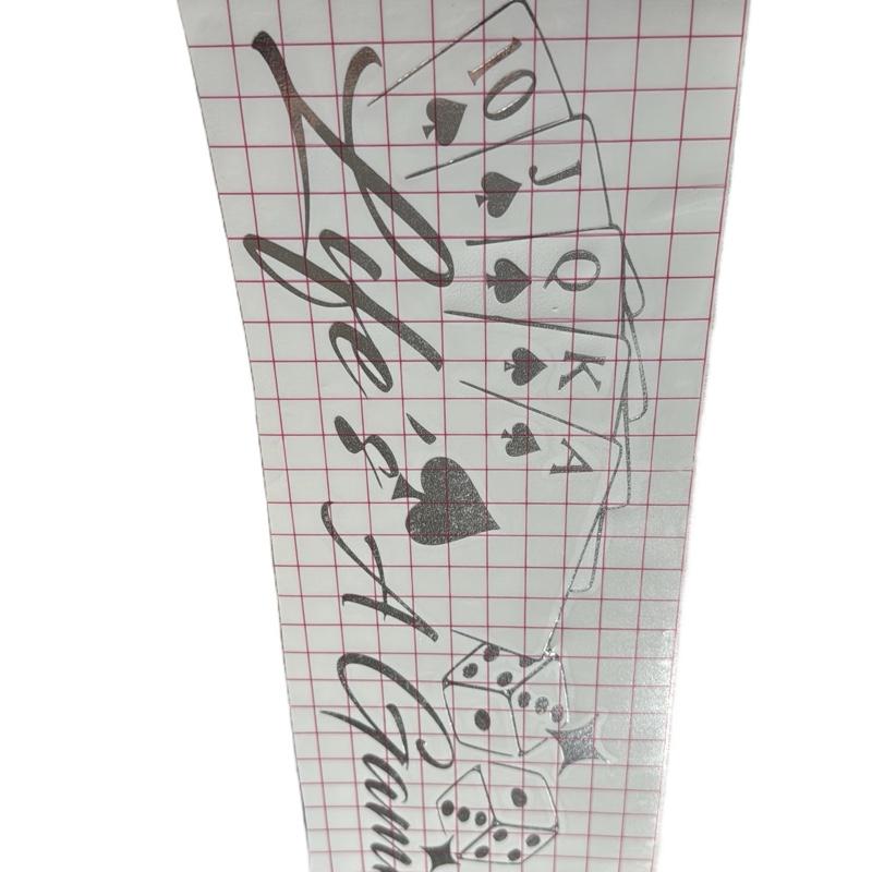 Life’s A Gamble cards DECAL/sticker