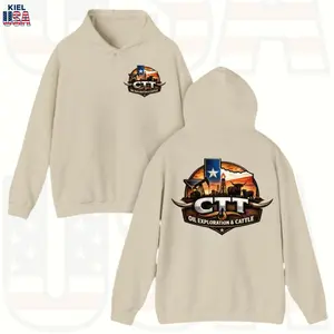 CTT Oil Exploration & Cattle Graphic T-Shirt, Landman Tee, Sweatshirt, Hoodie, Old Movie Shirt, Unisex, Tops