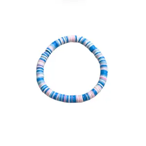 Cotton Candy Wave Bracelet - Colorful Striped Design