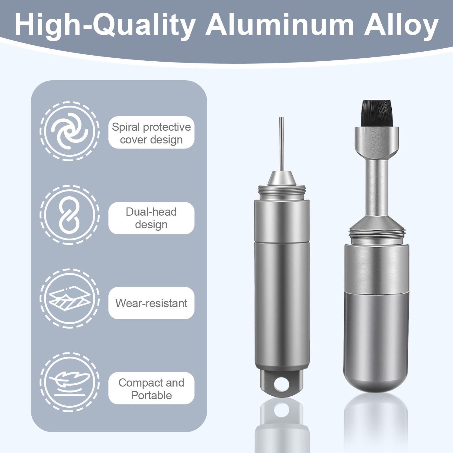 SIM Card Removal Tool with Cleaning Brush – 2-in-1 EDC Keychain Tool for Phone and Earbud Cleaning, Portable SIM Ejector Pin & Card Cleaning Kit