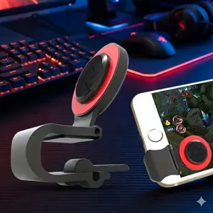 Mini Joystick for Mobile Gaming: Portable Phone Controller, Touchscreen Gamepad, Travel Entertainment Companion, Handheld Game Controller for iOS & Android Devices