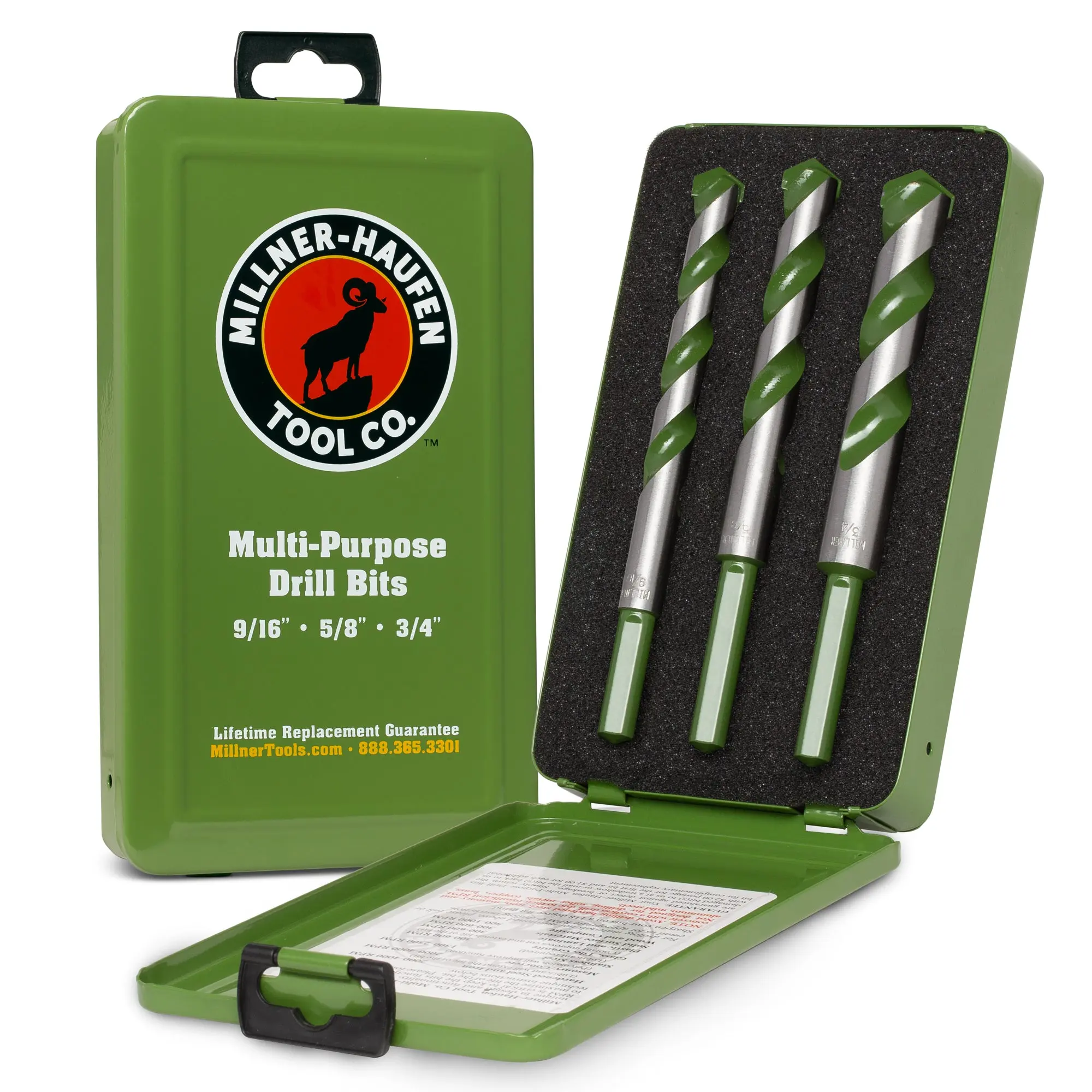 3 Piece Multi-Purpose Drill Bit Set