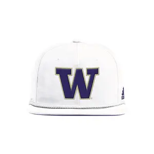 adidas Mens Washington Huskies Rope Cap Casual - White