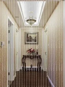 Beautiful Home Decor Acrylic Beaded Balls Curtain for Windows, Doorways, Room Partition W31.5" x H72" - Balls