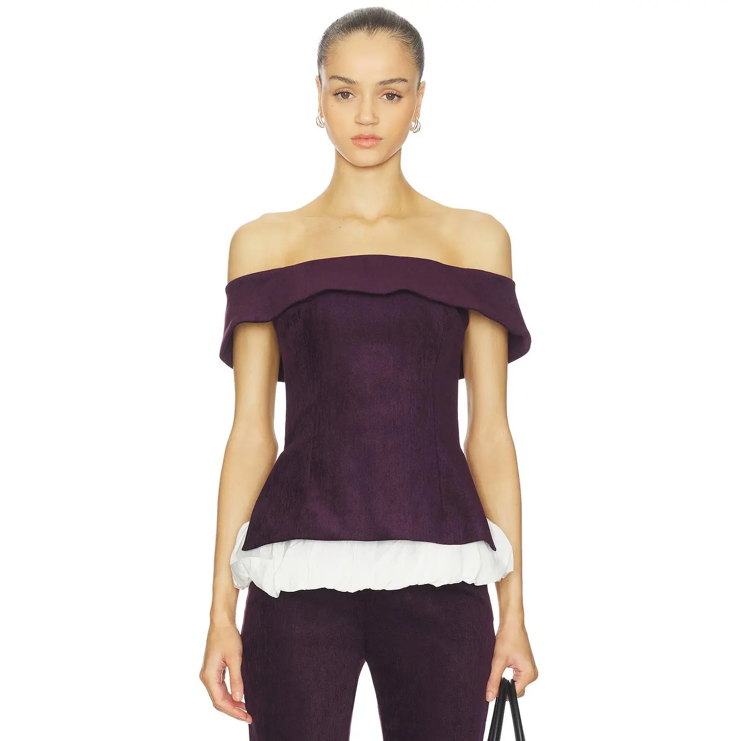 Maude Club Ivy Top in Maroon Maude Club Ivy Top in Maroon