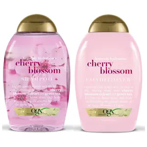 OGX Heavenly Hydration Cherry Blossom Shampoo & Conditioner Set, 13 Oz Ea
