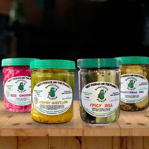 Honey Mustard, Traditional, Spicy & Red Onion Pickle Bundle