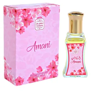 Naseem Amani Roll on Perfume, Pheromones Perfumes for Women - Arabian Perfume Oil Fruity Jasmine Vanilla Perfume - Alcohol Free & Long Lasting Perfume 0.81 Fl Oz.