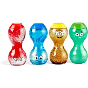 Express Your Feelings Sensory Bottles- Primary Emotions, Toddler Sensory Toys, Quiet Fidget Toys, Play Therapy Toys, Calm Down Corner Supplies, Calming Corner, Social Emotional Learning
