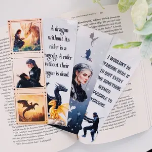 Dragon rider Fantasy bookmarks l book lover gifts