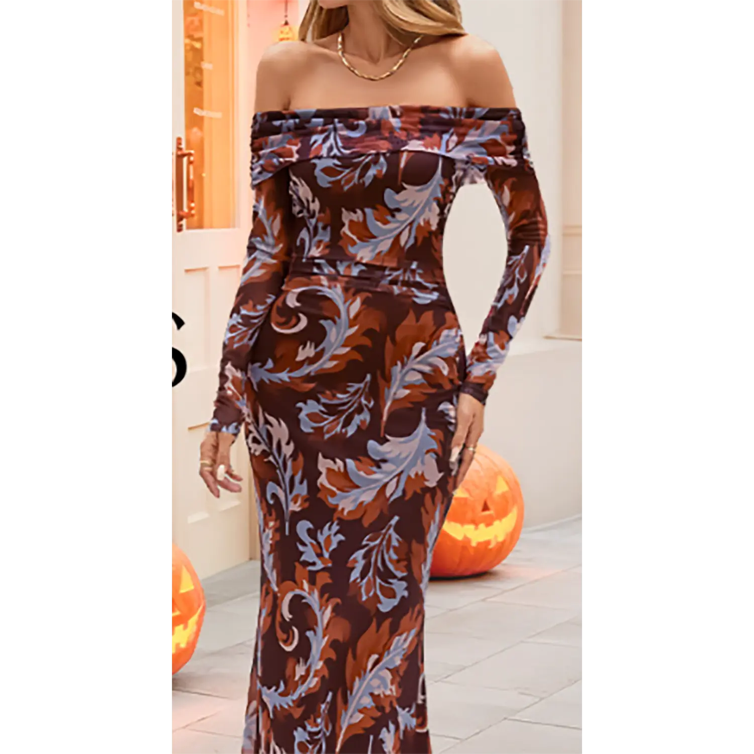 MEROKEETY Women's Fall Off Shoulder Floral Maxi Dresses Formal Long Sleeve Bodycon Cocktail Wedding Guest Dress - TikTok Shop MEROKEETY Women's Fall Off Shoulder Floral Maxi Dresses Formal Long Sleeve Bodycon Cocktail Wedding Guest Dress - TikTok Shop