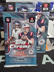2025 Topps Chrome Football Blaster Pack