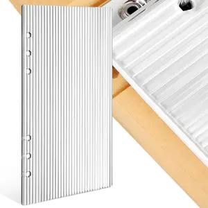 Clear Binder Cover, A5 6 Ring  Notebook Planner Protector Shell, Journal Budgeting Organizer Accessories School Office Travel