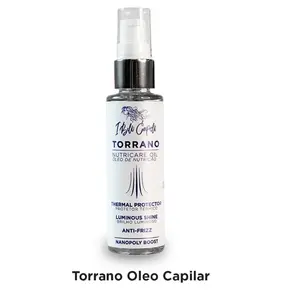 I Belli Capelli Torrano NutriCare Finishing Oil (60ml/2.0 fl.oz) - Strengthening, Repairing, Nourishing Hair Oil, Natural Heat Protectant, Lightweight Grape Haircare for Frizzy Hair