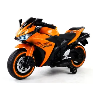 Electric motorcycle 12 V toys motorcycle electric car electric ride on toys for 3 4 5 6 years Boys Girls with Training Wheels manual throttle drive by hand Lighting wheels