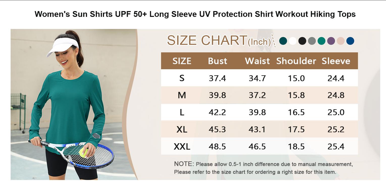 KevaMolly Workout Tops for Women Long Sleeve UPF 50+ UV Protection Sun Shirt Lightweight Quick Dry Rash Guard Hiking Shirts KevaMolly Workout Tops for Women Long Sleeve UPF 50+ UV Protection Sun Shirt Lightweight Quick Dry Rash Guard Hiking Shirts