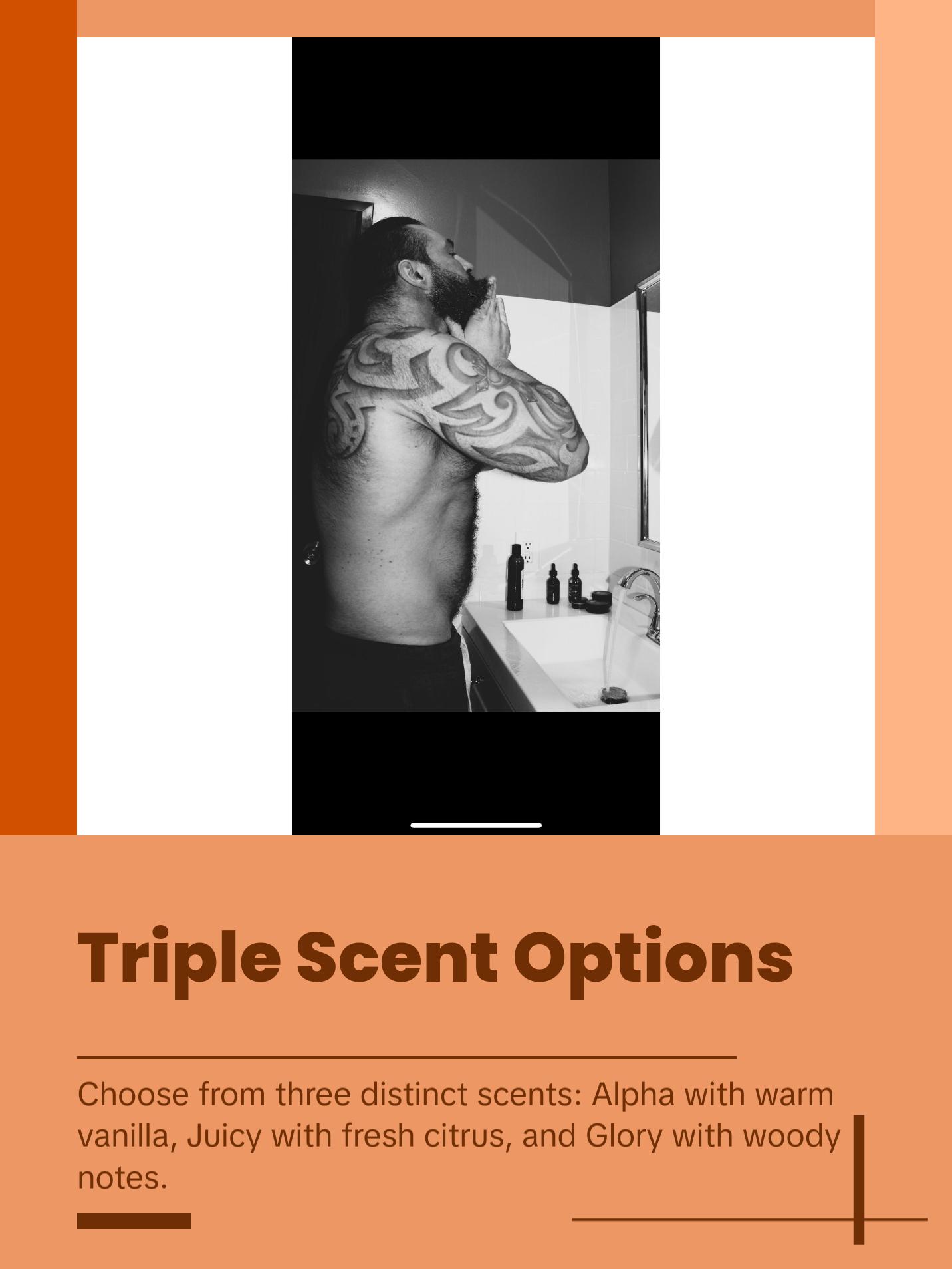 Wicked Wolf Beard Co. Wolf Pack - All natural Beard care set - three delicious scents