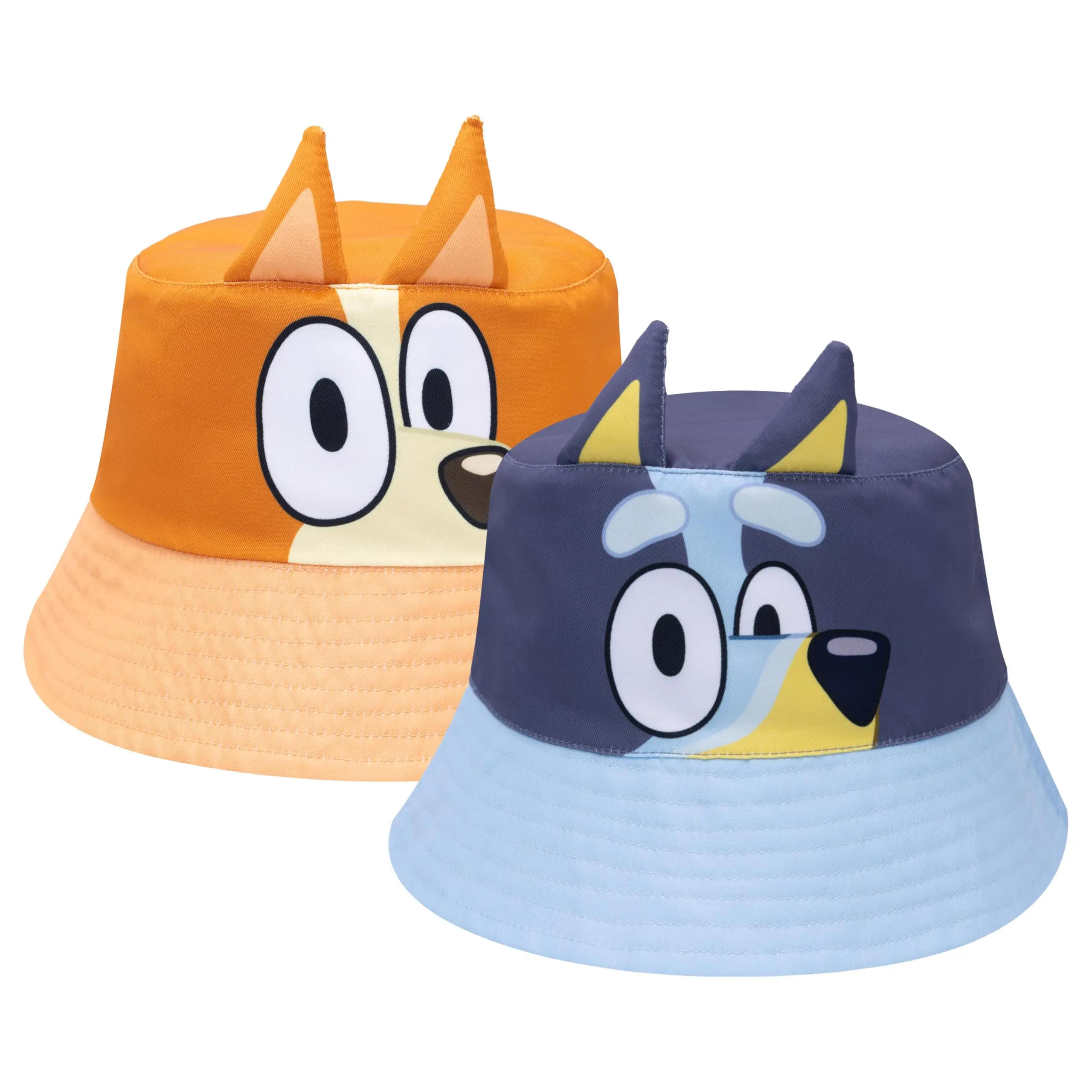 Bluey Reversible Bucket Hat for Kids – Officially Licensed Summer Sun Hat for Boys & Girls Ages 2-5 – Breathable Twill Fabric, Child Cartoon Graphic Kids' Hats, Cute Kids' Hats
