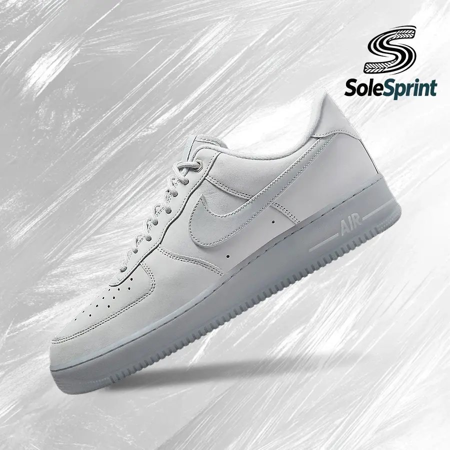 Nike Air Force 1 '07 Low WB Triple Wolf Grey Men's Old School Cool Vintage Casual Shoes - CJ9179-002 Shock-Absorb Lifestyle Sneakers for Gym, Streetwear Use